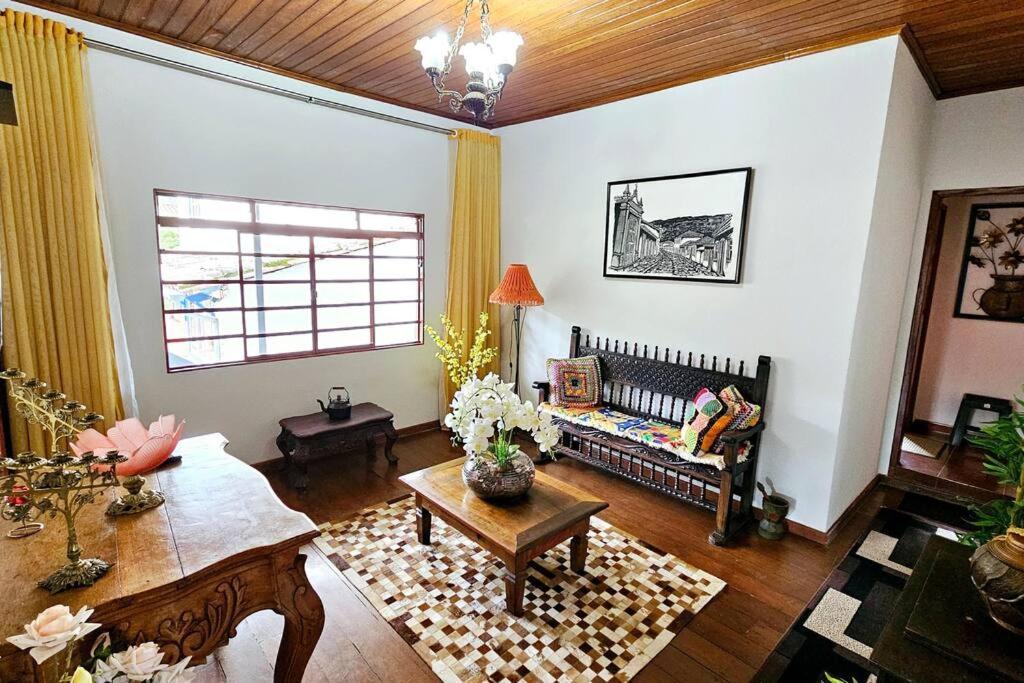 Вилла Casa Dos Coelhos, 750M Do Centro, Ate 12 Pessoas Тирадентис Экстерьер фото